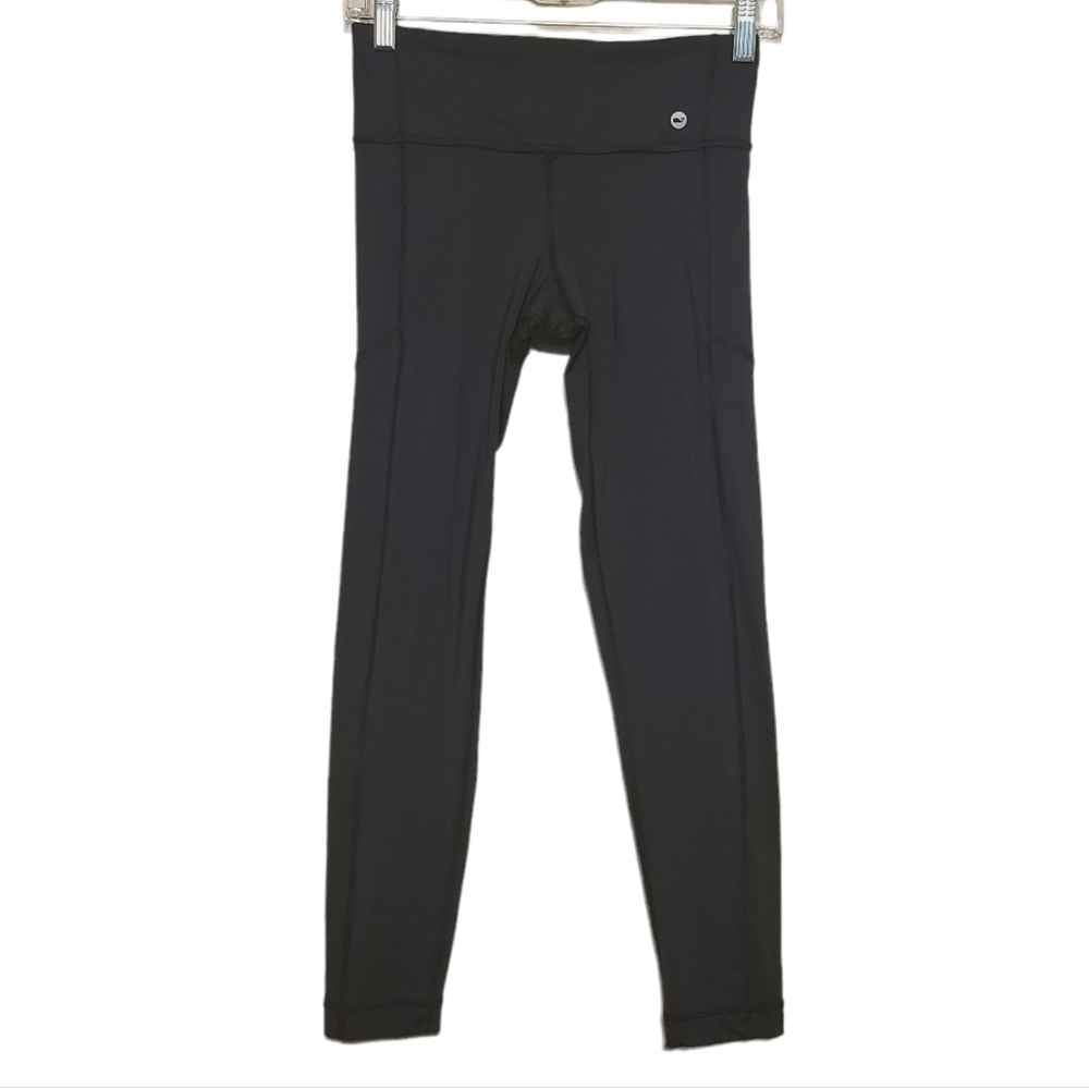 Vineyard Vines | Women's Black High Waist Performance Leggings (Size XS)